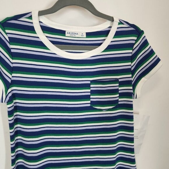 Arizona Jean Co. RInger Tee Dress Size Medium - Picture 2 of 5